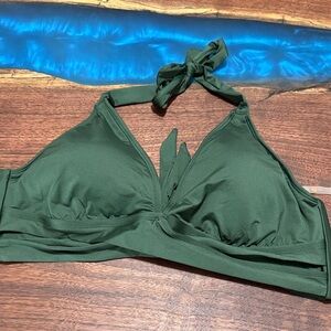 Shade & Shore Green Bikini Top